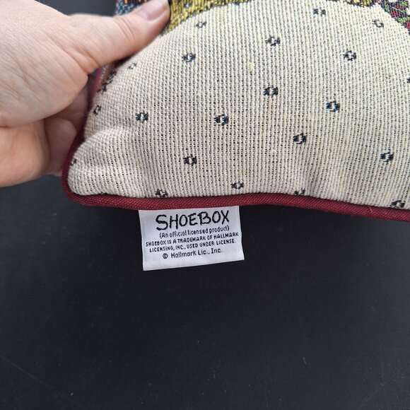 HALLMARK SHOEBOX DECORATIVE PILLOW ..."GARAGE SALES DON'T GIVE RECEIPTS" - Picture 8 of 9